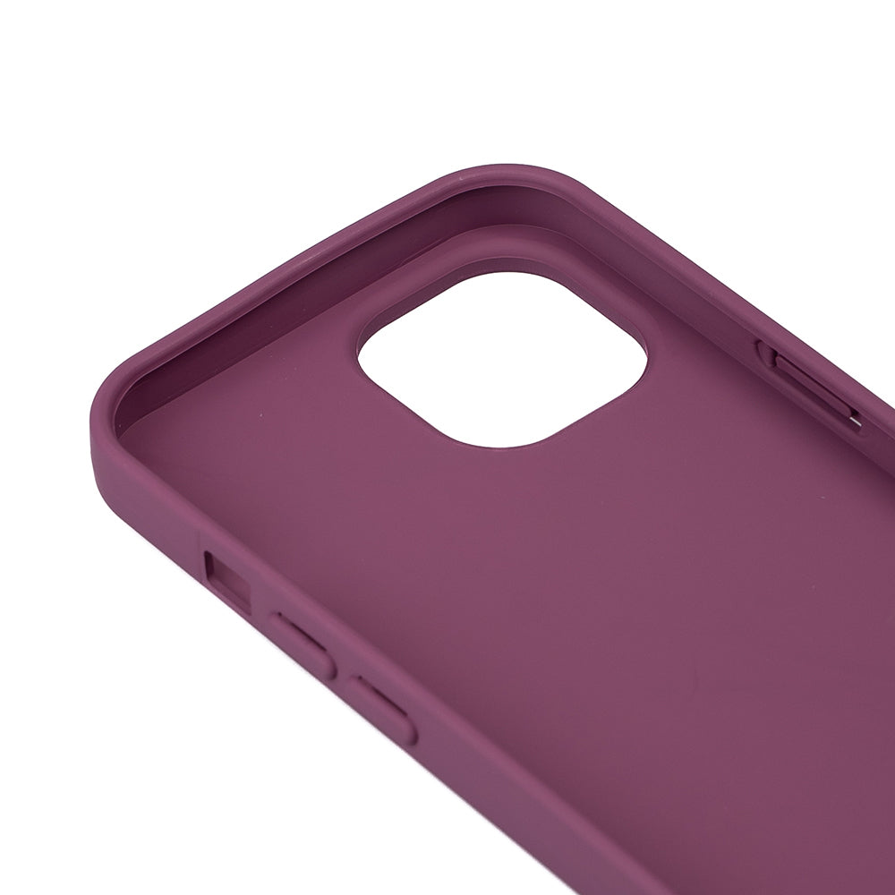 Apple iPhone 15 Plus Kılıf Zore Biye Silikon Mor
