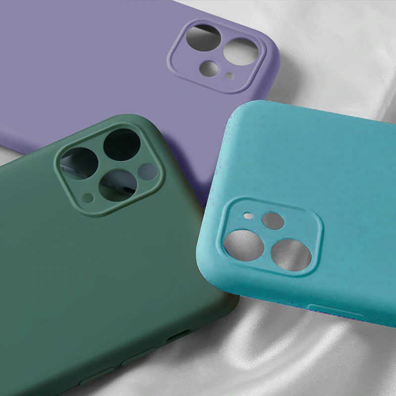 Apple iPhone SE 2020 Kılıf Zore LSR Lansman Kapak Lila