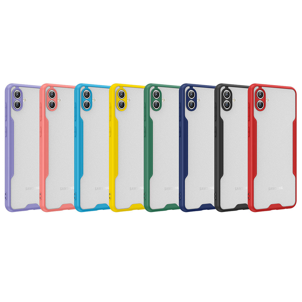 Galaxy A04 Kılıf Zore Parfe Kapak Mor
