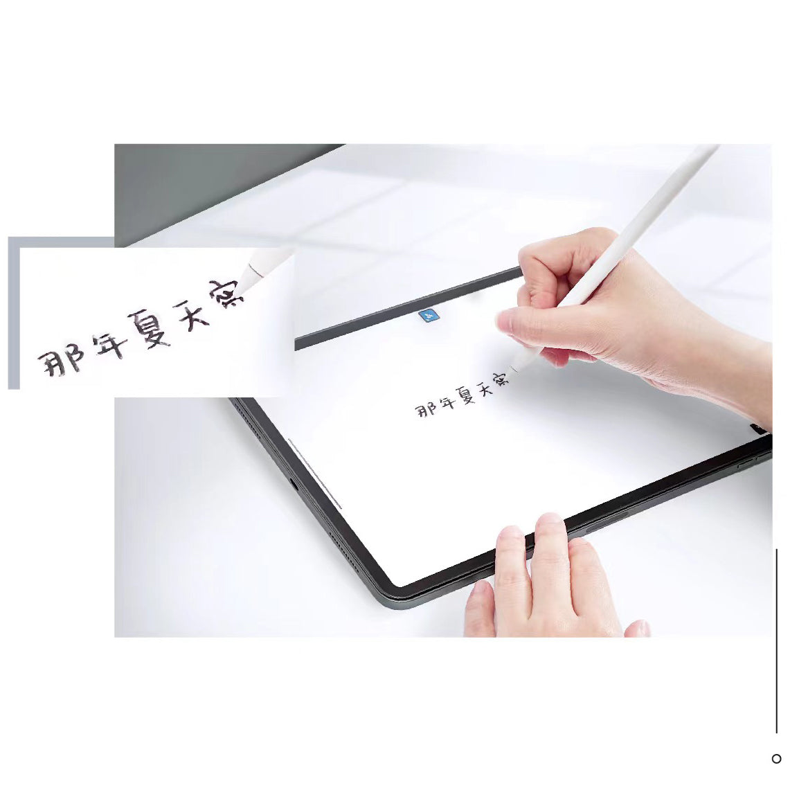 Galaxy Tab A9 Kağıt Hisli Mat Davin Paper Like Ekran Koruyucu Renksiz