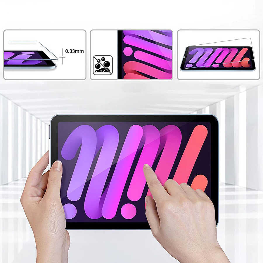 Apple iPad 11.Nesil 2025 Zore Tablet Temperli Cam Ekran Koruyucu Renksiz