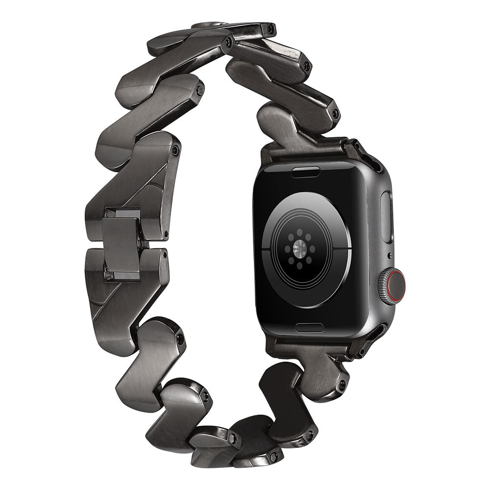 Apple Watch 40mm Kordon KRD-80 Metal Strap Kayış Siyah