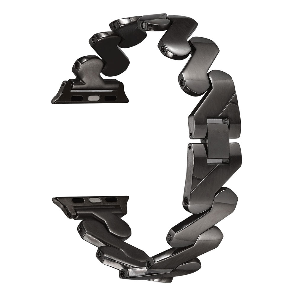 Apple Watch 40mm Kordon KRD-80 Metal Strap Kayış Siyah