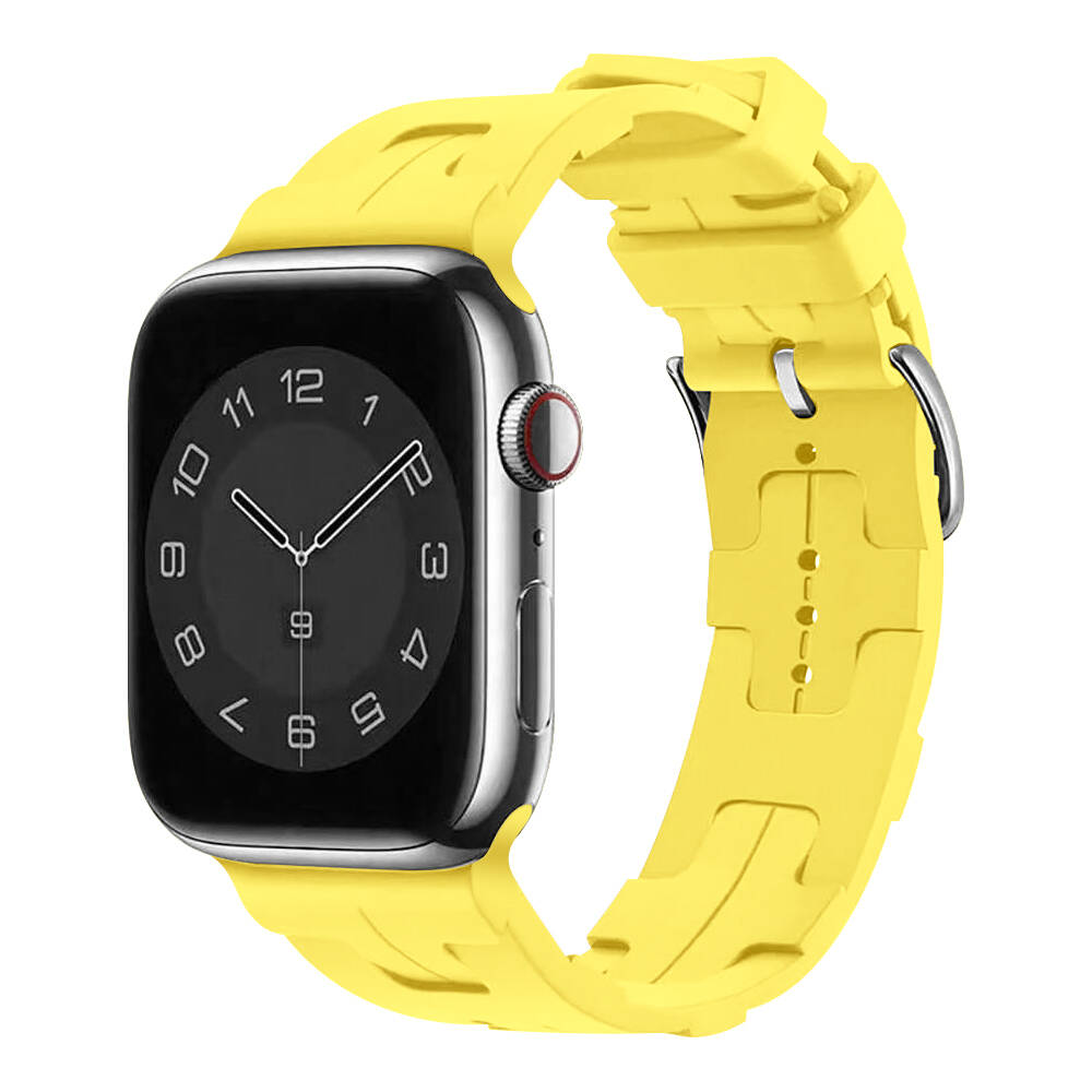 Apple Watch 42mm KRD-92 Silikon Kordon Turuncu