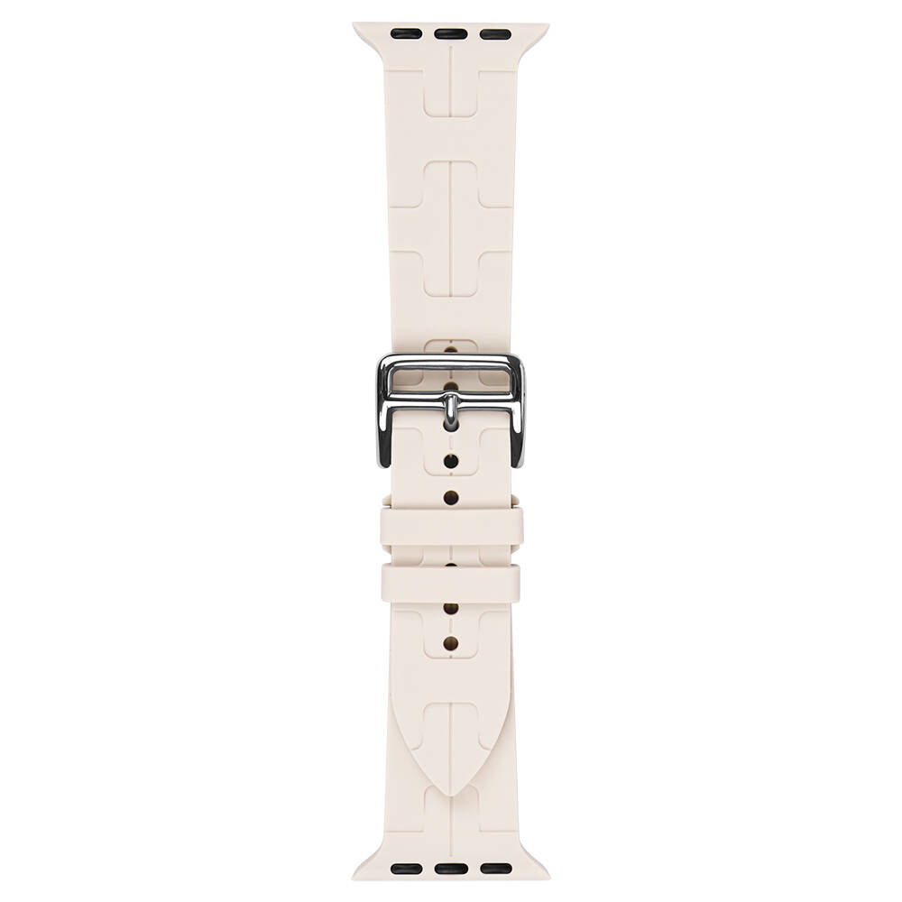 Apple Watch 42mm KRD-92 Silikon Kordon Turuncu