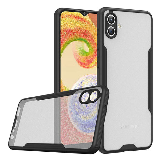 Galaxy A04 Kılıf Zore Parfe Kapak Siyah