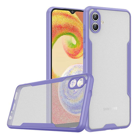 Galaxy A04 Kılıf Zore Parfe Kapak Mor