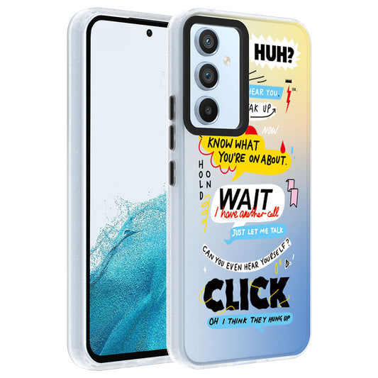 Galaxy A14 Kılıf Desenli Zore Dragon Sert Kapak Kelimeler