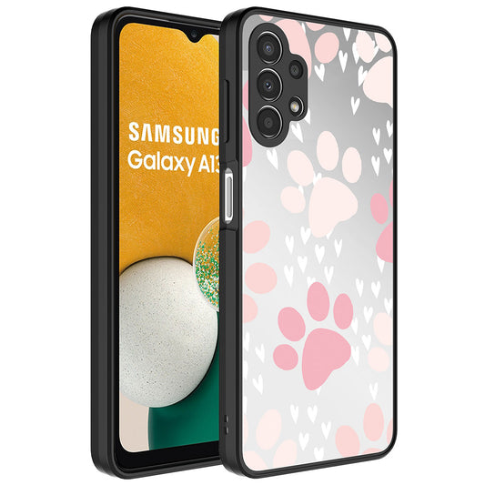 Galaxy A32 4G Kılıf Aynalı Desenli Kamera Korumalı Parlak Zore Mirror Kapak Pati