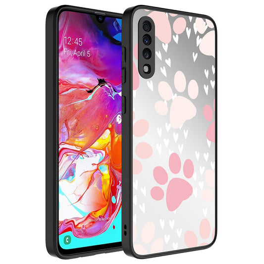 Galaxy A50 Kılıf Aynalı Desenli Kamera Korumalı Parlak Zore Mirror Kapak Pati