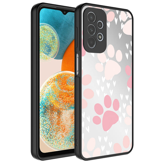 Galaxy A53 5G Kılıf Aynalı Desenli Kamera Korumalı Parlak Zore Mirror Kapak Pati