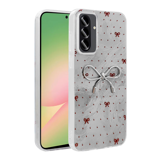 Galaxy A56 Kılıf Kamera Korumalı Figürlü Zore Ponti Silikon Kapak Açık Mavi