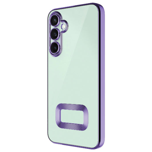 Galaxy A56 Kılıf Kamera Korumalı Logo Gösteren Zore Omega Kapak Lila