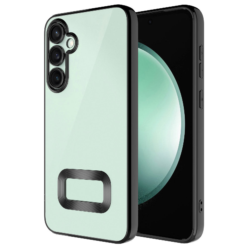 Galaxy A56 Kılıf Kamera Korumalı Logo Gösteren Zore Omega Kapak Lila