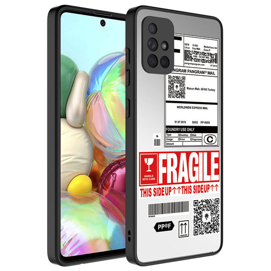 Galaxy A71 Kılıf Aynalı Desenli Kamera Korumalı Parlak Zore Mirror Kapak Fragile