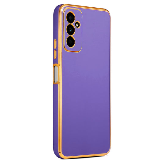 Galaxy M13 Kılıf Zore Bark Kapak Derin Mor