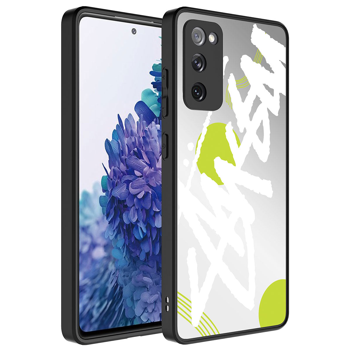 Galaxy S20 FE Kılıf Aynalı Desenli Kamera Korumalı Parlak Zore Mirror Kapak Kalp