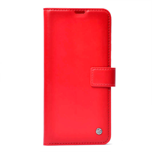 İnfinix GT 20 Pro Kılıf Zore Kar Deluxe Kapaklı Kılıf Kırmızı
