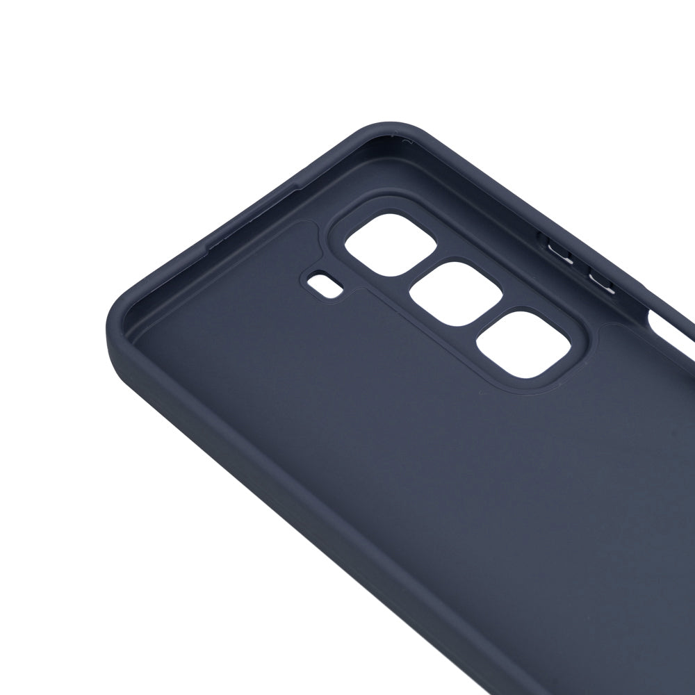 İnfinix Hot 50 4G Kılıf Zore Biye Silikon Lacivert