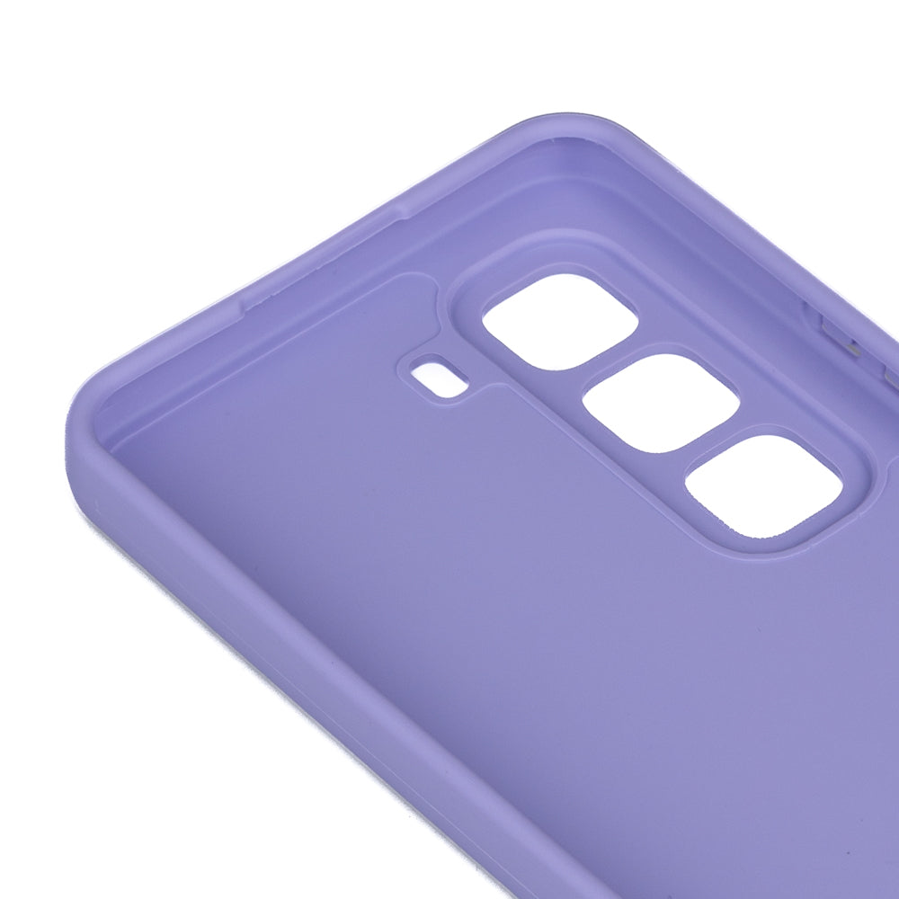 İnfinix Hot 50 5G Kılıf Zore Biye Silikon Lila