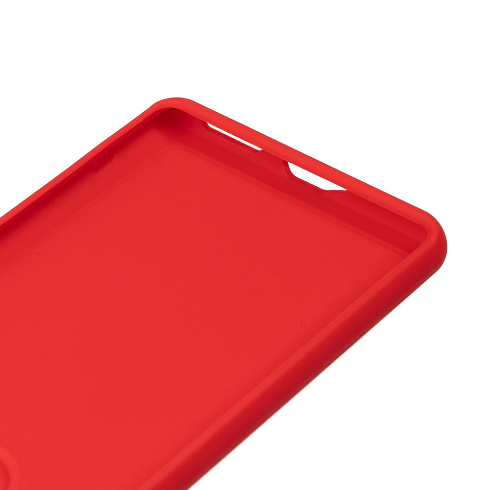 İnfinix Zero 30 4G Kılıf Zore Biye Silikon Kırmızı
