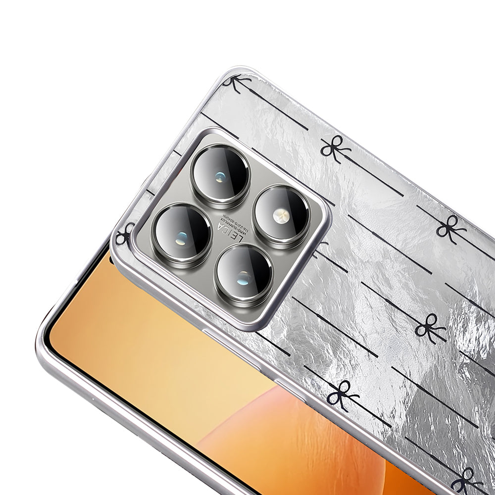 Xiaomi 14T Kılıf Desenli Zore Mep Kapak Gold Leopar