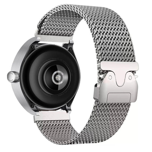 Xiaomi Amazfit GTR 47mm Zore KRD-100 22mm Titanyum Hasır Kordon Titanyum-Gümüş