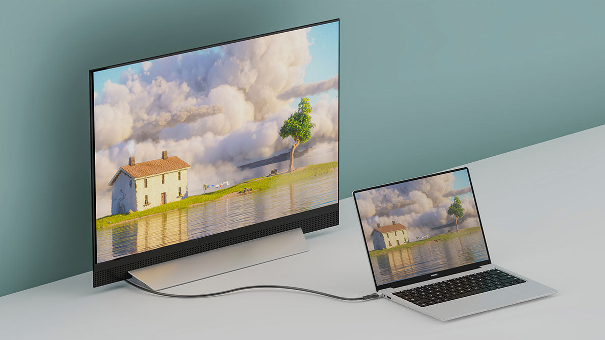 Zore QG08 8K 60 Hz Görüntü Kalitesi Type-C to Display Port Kablo 1.8m Gri